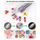 thumbnail image 3 of Mini secador de uñas con luz ultravioleta para uñas, mini prensador de lámpara de uñas LED ultravioleta con cabezal de silicona, luz ultravioleta pequeña portátil para uñas de gel, accesorios de uñas Namotu CZMR-ZC386-4, 3 of 6