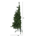 thumbnail image 6 of Nearly Natural 4' Flat Back Spruce Artificial Christmas Tree Prelit with LED Lights, Green, 6 of 10
