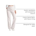thumbnail image 4 of Pantalones CRZ YOGA Joggers Térmicos Forrados de Forro Polar 76 cm Blanco Lechoso, 4 of 6