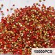 thumbnail image 3 of Qarigey 1000 Uds. De diamantes de imitación de fijación en caliente en punta con cristales redondos de alto brillo, piedras Strass, decoraciones para Type2 NO2 Qarigey AP009833-03, 3 of 6