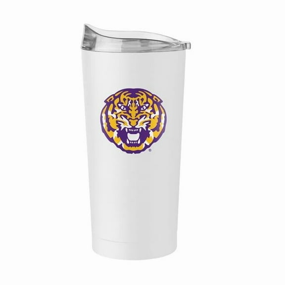 Logo Brands 162-S20PT-1B LSU Alternate Logo 20 oz Gameday Powder Coat Tumbler