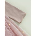 thumbnail image 6 of Bagilaanoe Toddler Baby Girl Party Dress Stars Moon Pattern Long Sleeve A-line Princess Dresses 9M 12M 24M 3T 4T Kid Patchwork Tulle Skirt, 6 of 8