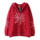thumbnail image 4 of Dark hip-hop gótico Harajuku Y2k estampado de araña cremallera Sudadera con capucha hombres y mujeres Harajuku chaqueta sudadera, 4 of 5