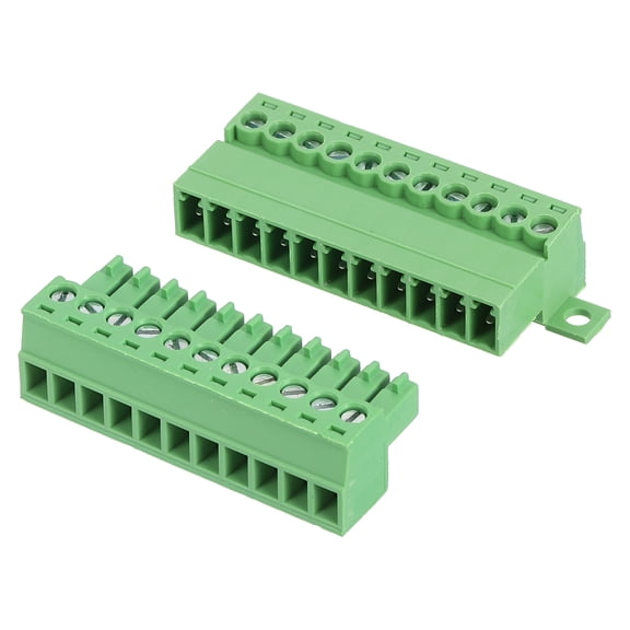 11 Pin Screw Terminal Block Connector, 3.5mm PCB Mount Screw Terminal