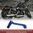 thumbnail image 5 of Folding Motorcycle Gear Shifter Lever for Kayo K6 Aluminum Alloy Pedal Shift Lever Arm Blue, 5 of 6