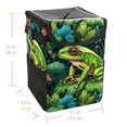 thumbnail image 5 of Frog Foldable Mini Car Trash Can with Lid and Leak-Proof Hanging Storage Bag, 5 of 6