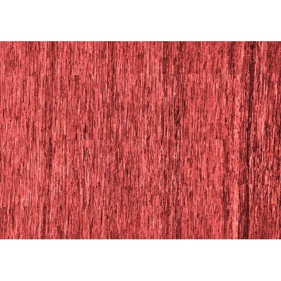 Ahgly Company Machine Washable Indoor Rectangle Abstract Red Modern Area Rugs, 8' x 10'