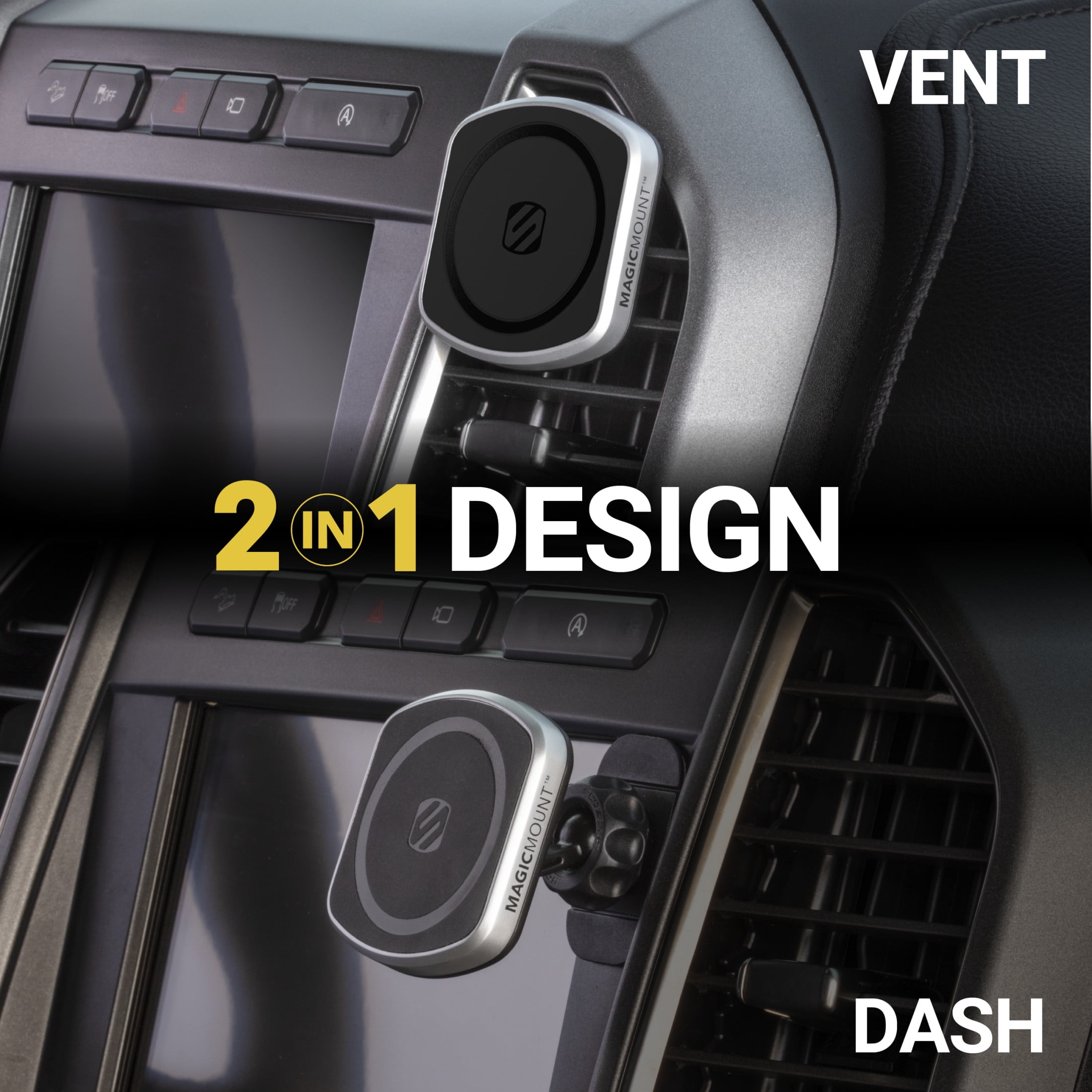 Scosche Magnetic Dash and Vent Mount Kit for Smartphones, MagSafe