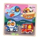 thumbnail image 5 of Rompecabezas de animales de madera, juguete de desarrollo, actividades de aprendizaje Montessori para niños de 3 años Camión de bomberos, 5 of 9