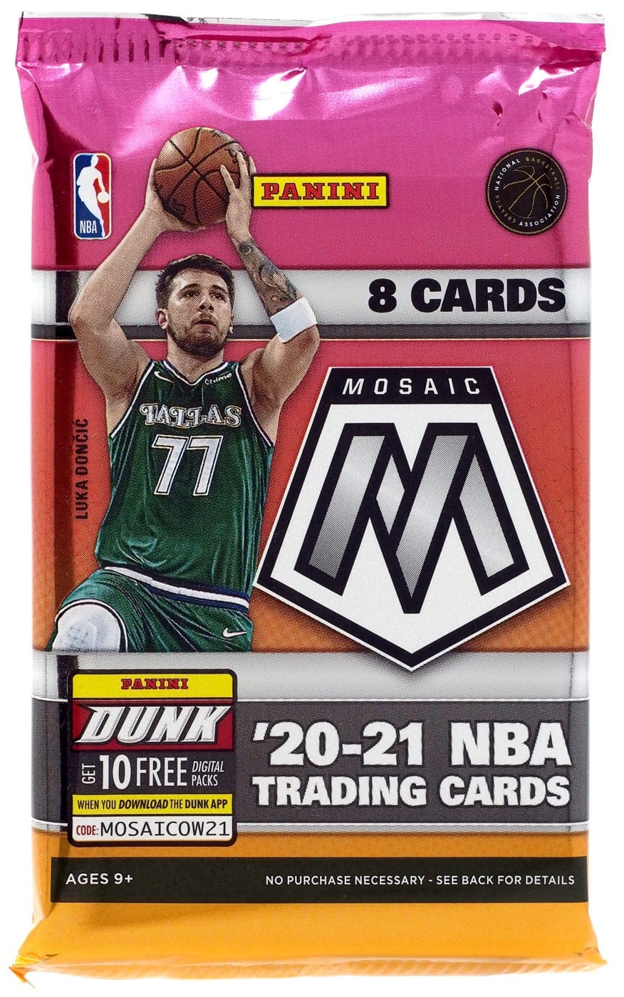 2020-21 Panini NBA Mosaic Basketball Trading Card Blaster