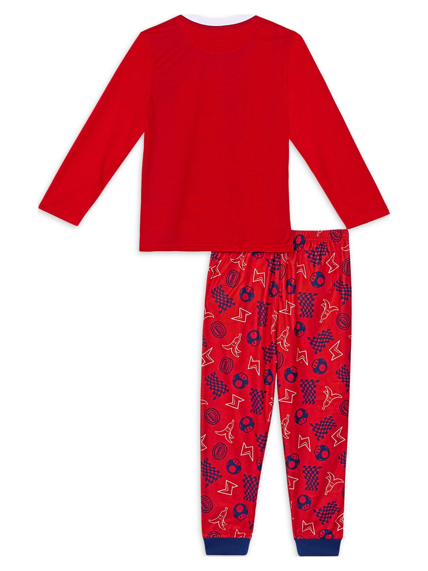 Mario Bro Boys Long Sleeve Pajamas Set, 2-Piece, Sizes 4-12 - image 2 of 4