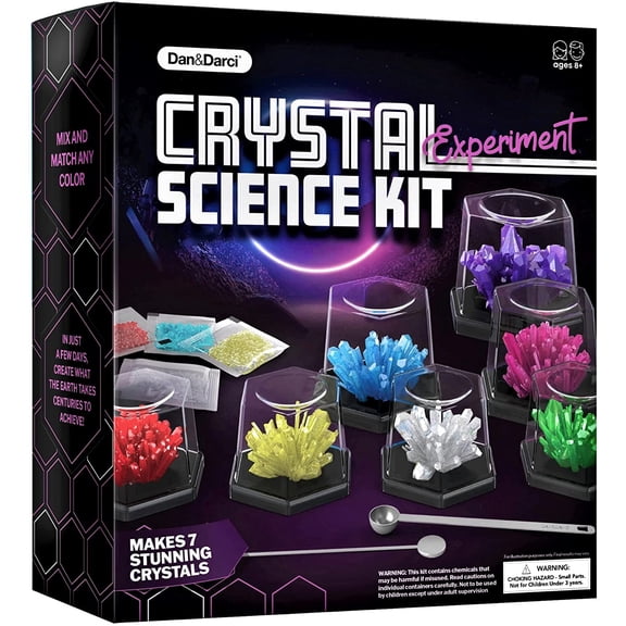 DAN&DARCI CRYSTAL GROWING KIT FOR KIDS SCIENCE EXPERIMENTS GIFTS - DD-062