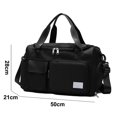thumbnail image 2 of style 2 Nuevo Bolsa de Fitness de dos bolsillos con separación en seco y mojado, bolsa de equipaje, 2 of 5