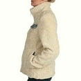 thumbnail image 2 of Pendleton Ladies' Fuzzy Zip Jacket Women's Sherpa Coat - Red, Navy or Cream (Beige Heather, Large), 2 of 4