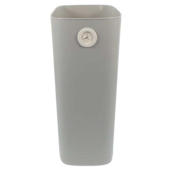 TABLZONE Plastic Slim Kitchen Trash Can Grey Color Narrow Space Garbage Container