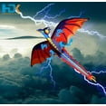 thumbnail image 2 of Hengda Kite-Upgrade Cometa Dragón Clásica Cometas Dragón Estereoscópicas Para Niños Y Adultos Fácil De Volar Para Principiantes Pascua 55 Pulgadas X 62 Pulgadas Una Sola Línea Con Cola, 2 of 8