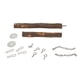 thumbnail image 1 of Wooden Parrot Standing Toys Natural Logs Bird Standing Swing for Parrots Parakeets Cockatiels Conures Macaws Love Birds, 1 of 2