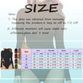 thumbnail image 3 of COMVALUE Women's 2026 Mock Turtle Neck Long Sleeve Tops Bodysuit Jumpsuit (Coffee, S), 3 of 6
