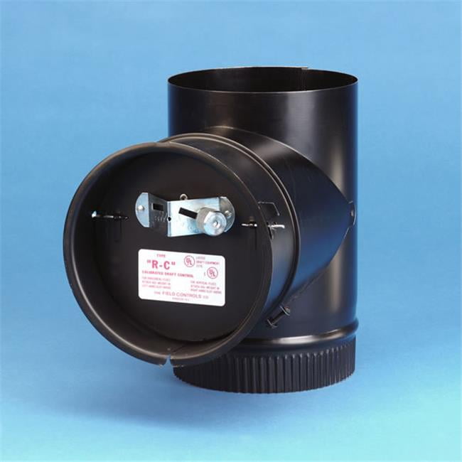 Field Controls Company 6 Inch Barometric Damper With Tee 24ga