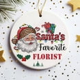thumbnail image 2 of Ornament Kits 2025,Tree Ornaments - Santa’s Favorite Florist Ornament Decoration 2025, Florist Christmas Tree Gifts, Christmas Tree Decor, Christmas Keepsake, 2 of 3