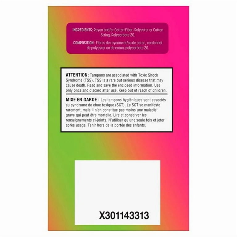 Playtex Sport Tampons Regular/Super 36 Count - Unscented FlexFit Tampons For Active Women