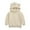 Beige, variant on Hiijoy Toddler Girls Cute Ear Hoodie Solid Hooded Sweatshirt Unisex Casual Pullover