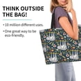thumbnail image 6 of Lafuoo Cute Sloth Pattern Single-Shoulder Shopping Bag, Hand-Held Storage Bag Suitable for Work and School, Unisex-One Size, 6 of 7