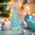 thumbnail image 5 of Glass Christmas Tree Xmas Trees Decorations Table TopCenterpiece Mantel Window Home Decor, 5 of 6
