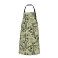 thumbnail image 2 of Lsque Tropical Plants Green Waterproof Apron Chef Aprons for Men Heavy Duty Chemical Work Apron Extra Long Grilling Aprons with Adjustable Bib Apron, 2 of 9