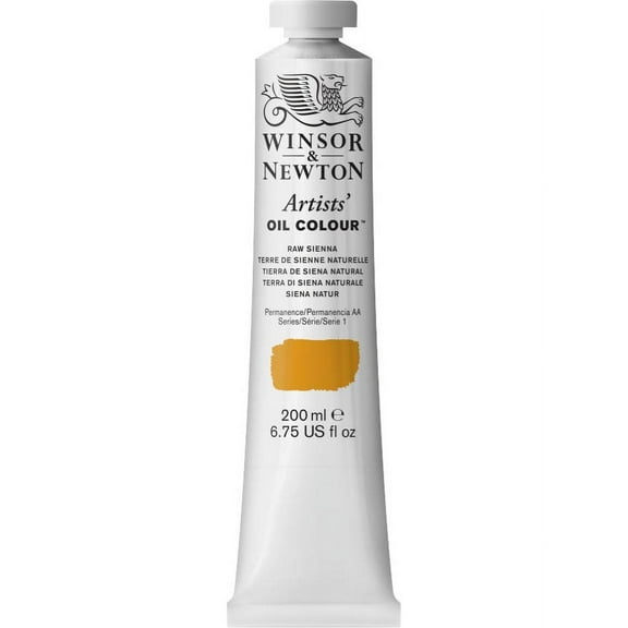 Winsor & Newton Artists' Oil Color, 200ml, Raw Sienna