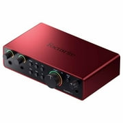 Focusrite Scarlett 2i2 4th Generation 2-in 2-out USB Audio Interface with 8 Ties & Cables Package