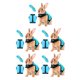 thumbnail image 2 of Methold Rabbit Leash Harness Strap Hamster Vest Sweet Accessories Gift Outdoor Design Rope Buckle Cats Breathable Convenience Adjustable Type2, 2 of 6