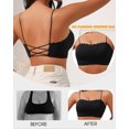 thumbnail image 5 of USEASY Seamless Tube Top Bra for Women Wireless Non-Padded Sleep Bras Comfort Scalloped Bralettes Top, 5 of 7
