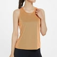 thumbnail image 6 of Otvok Women Solid-Color Casual Sports Elastic Fashionable T-Shirt Round-Neck Tank Top, 6 of 6
