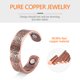 thumbnail image 3 of Anillo magnético de cobre antiguo puro con energía magnética, creativo, personalizado, abierto, pulsera., 3 of 5