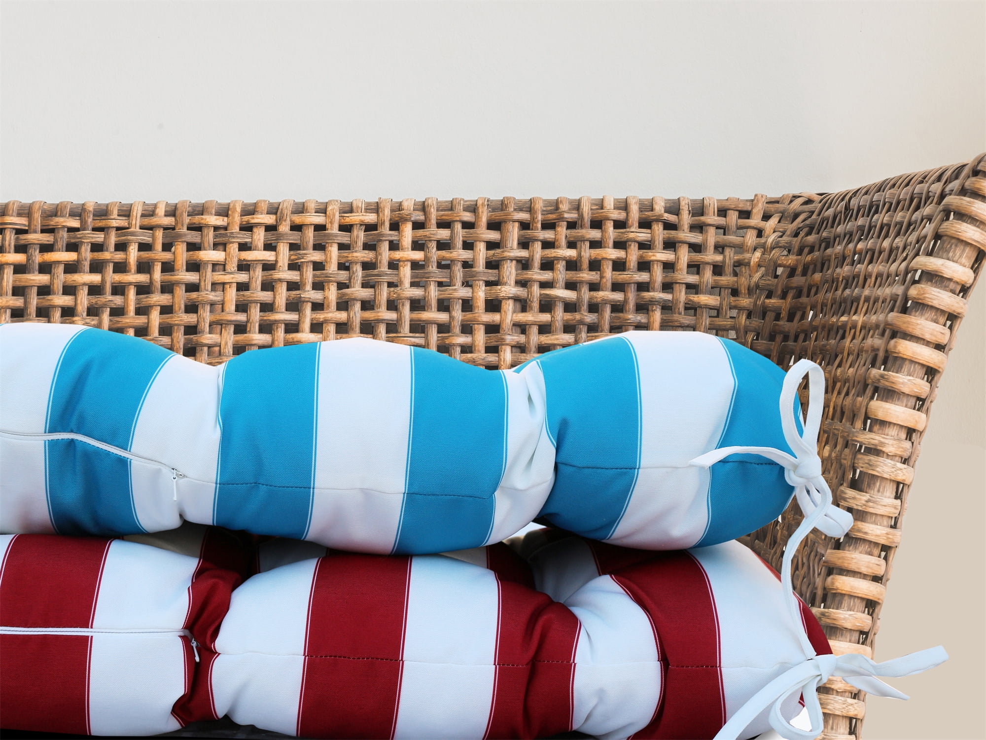 Catalina Aqua Rectangular Outdoor Throw Pillow