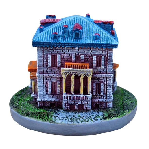 Mini casa de jardín de hadas resina Mini Villa casa para macetas de al aire libre