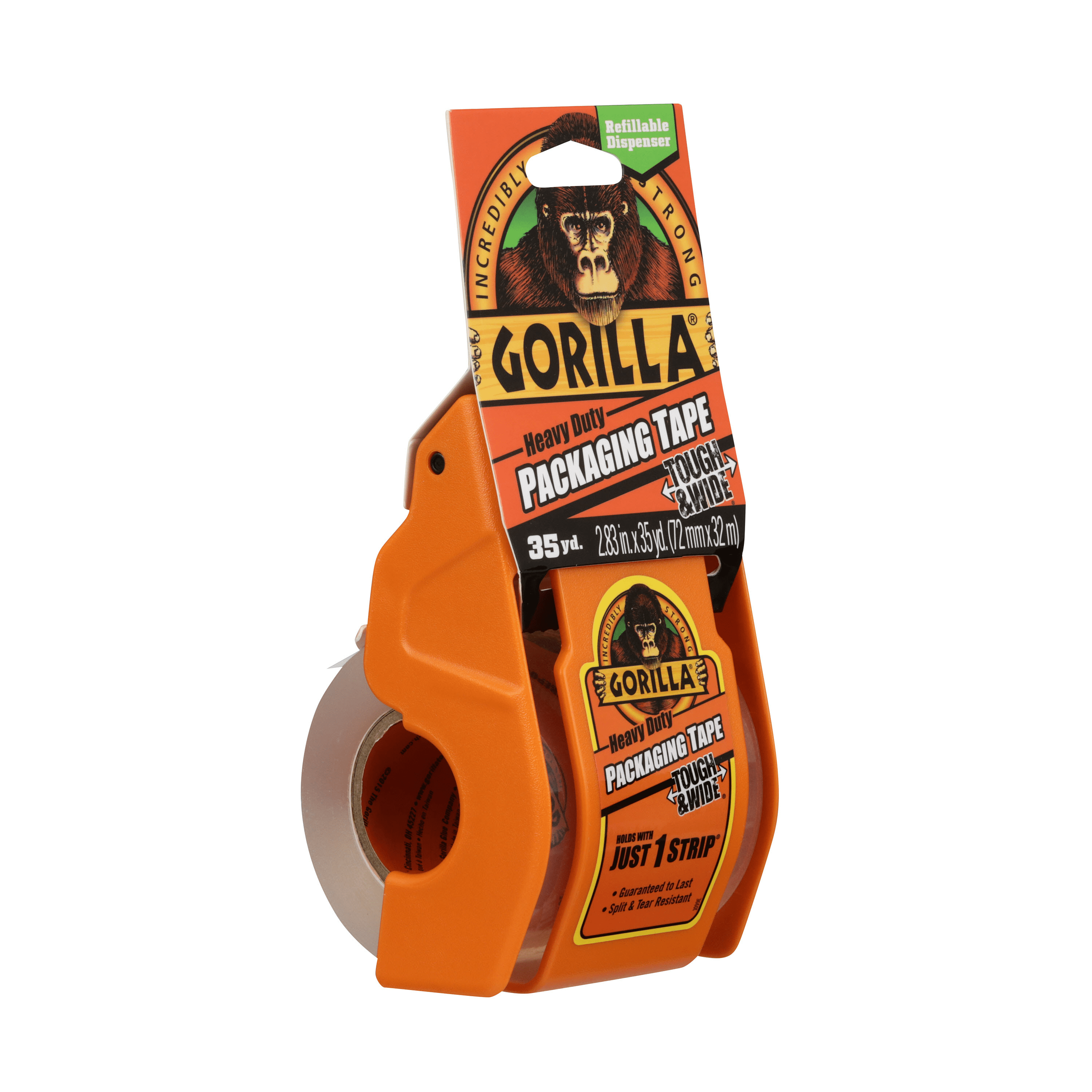 Gorilla Glue 35 Yard Clear Tough & Wide Packaging Tape Thick Tape Material  