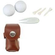 Ccdes 2 Colors Golf Ball Bag Holder Clip Utility Pouch Sports Golfing Accessories With Tees,Tee Accessories Bag,Golf Ball Pouch