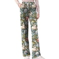 thumbnail image 4 of Easter Women's Pajamas Pants Cute Bunny Graphic Holiday Long Pajama Pants Easter Jogger Wide Leg Sleepwear Pants, 4 of 6