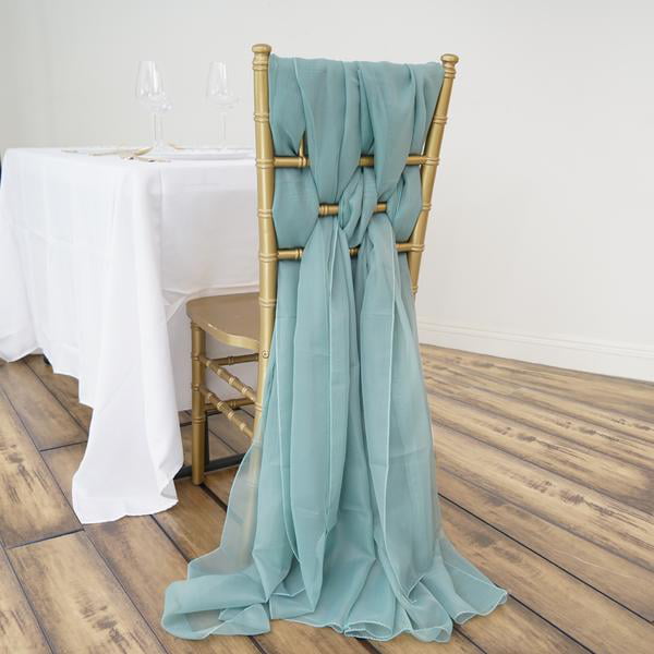 Details about   5 Natural Extra Wide Premium Chiffon CHAIR SASHES Reception Decorations 