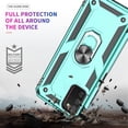 thumbnail image 3 of LeYi for Samsung Galaxy A03S Case, Samsung A03S Case with [2 Pack] Tempered Glass Screen Protector, [Military-Grade] Magnetic Ring Kickstand Protective Phone Case for Galaxy A03S (6.5 Inch), Mint, 3 of 6