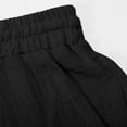 thumbnail image 6 of Lullu Girls Pants Kids Summer Casual Beach Loose Long Trousers with Pockets, Black, Sizes 5-14, 6 of 8