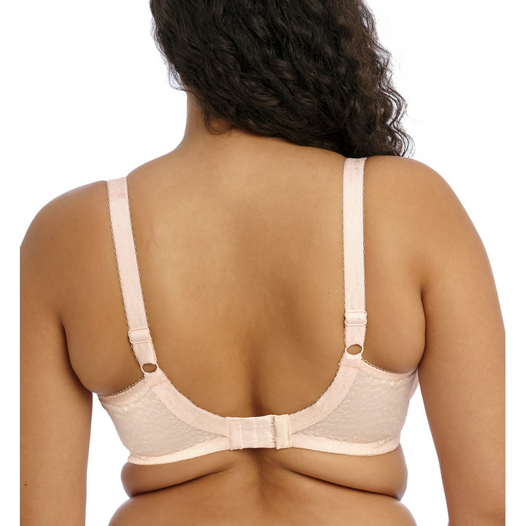 Elomi Lucie Banded Stretch Lace Plunge Underwire Bra (4490),42GG,Pale Blush  