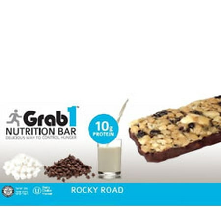 Grab1 Kosher Nutrition Bar 10g Protein Rocky Road Dairy Cholov Yisroel - 20 (Best Rocky Road Bars)