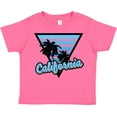 thumbnail image 3 of Inktastic California with Triangle and Palm Trees in Blue Boys or Girls Toddler T-Shirt, 3 of 5