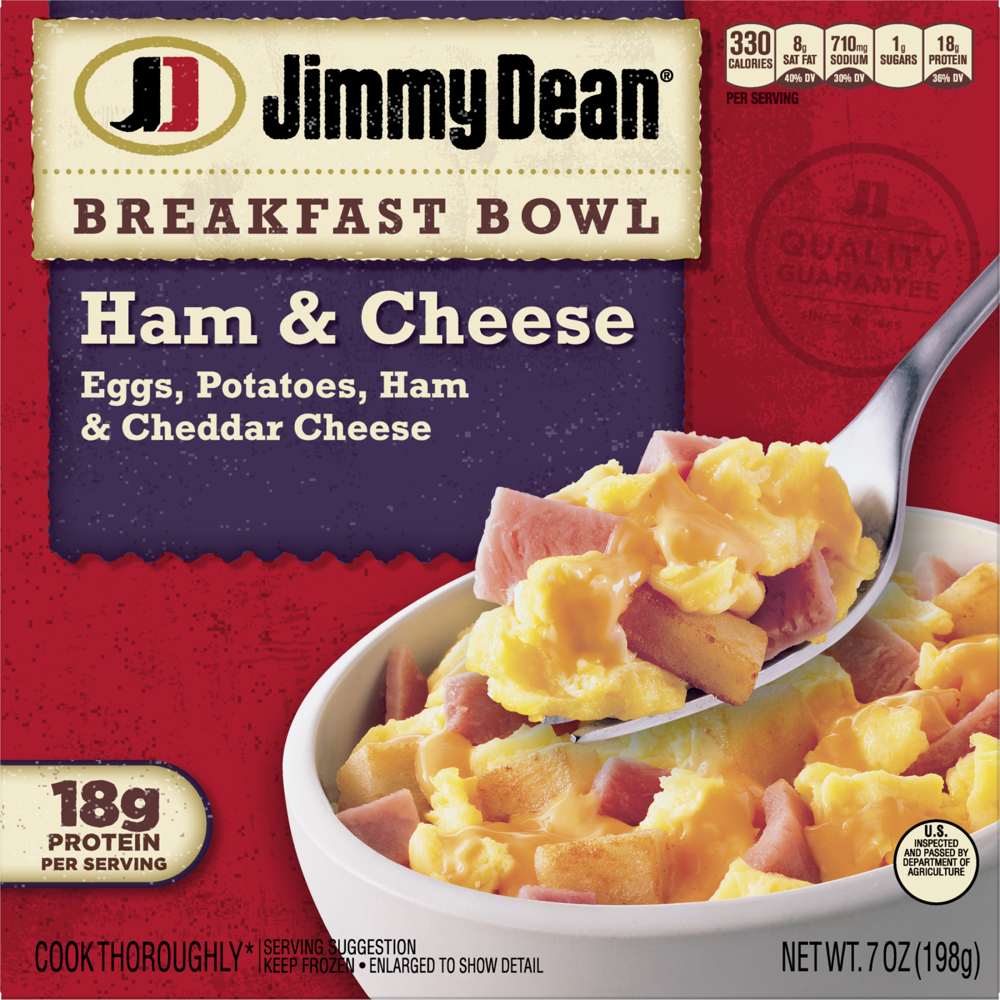 Jimmy Dean® Ham, Egg & Cheese Breakfast Bowl, 7 oz.
