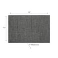 thumbnail image 2 of Set De Table En Pvc Tissé Avec Lurex Noir - Lot De 12, 2 of 3