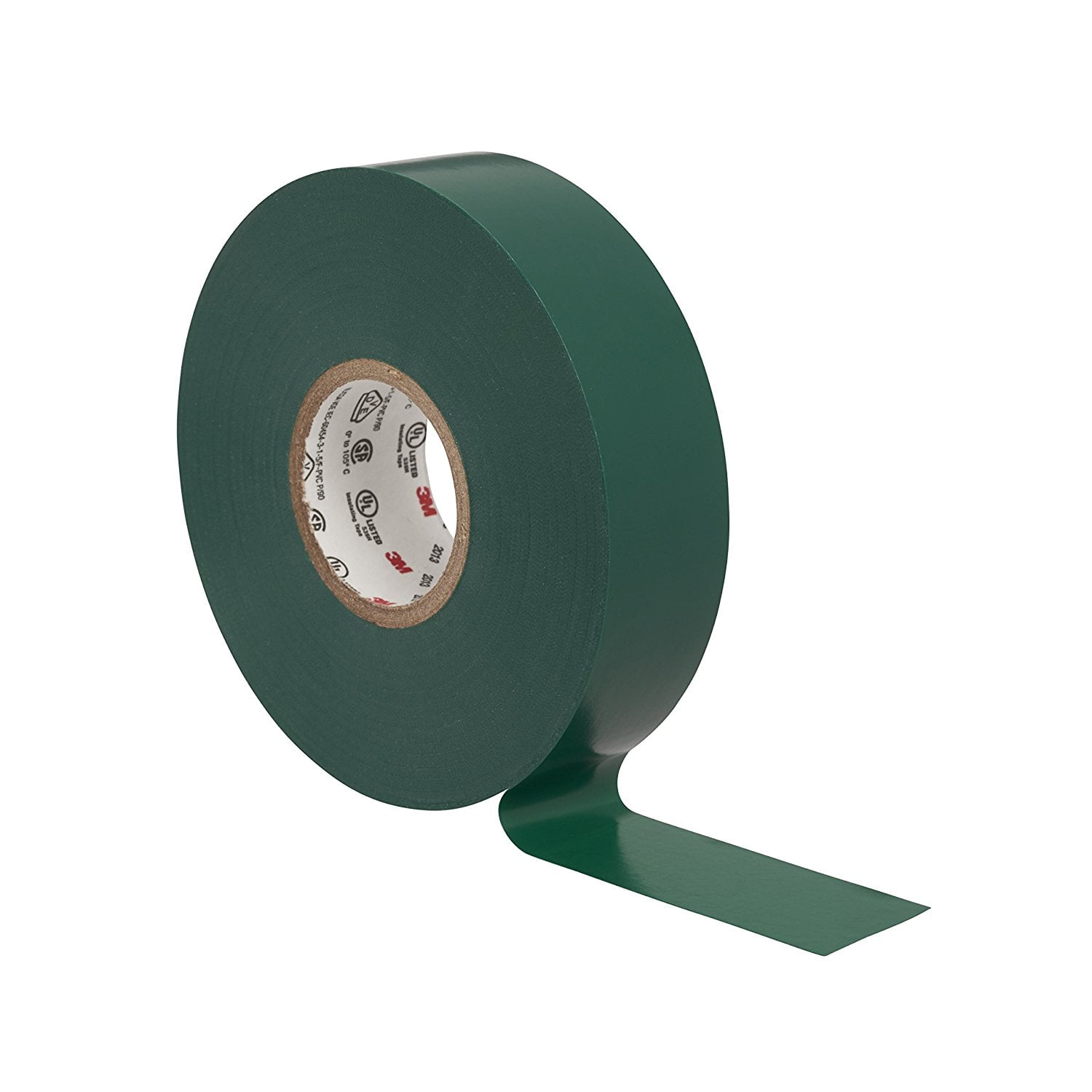3M Scotch #35 Electrical Tape 10851-BA-10, 3/4-Inch by 66-Foot by  0.007-Inch, Green 