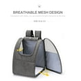 thumbnail image 3 of Dcenta Cat Carrier Foldable Pet Carrier Breathable Mesh Carrier Bag with Inner Pad for Cats and Small Dogs Travel Camping Hiking, 3 of 7
